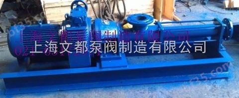 上海文都G30-1变频电机螺杆泵污水处理耐腐蚀