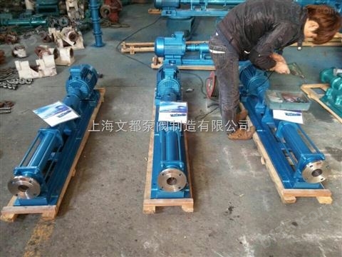 上海文都G25-2型单螺杆泵、泥浆泵