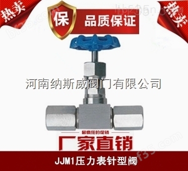 郑州纳斯威J19H压力表针型阀产品现货